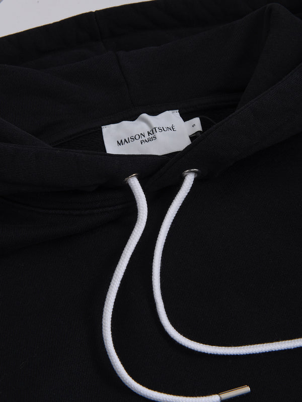 CHILLAX FOX PATCH CLASSIC HOODIE_BLACK